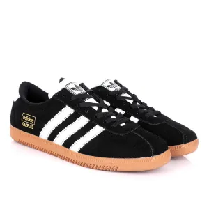 AD Gazelle Black Suede Sneakers