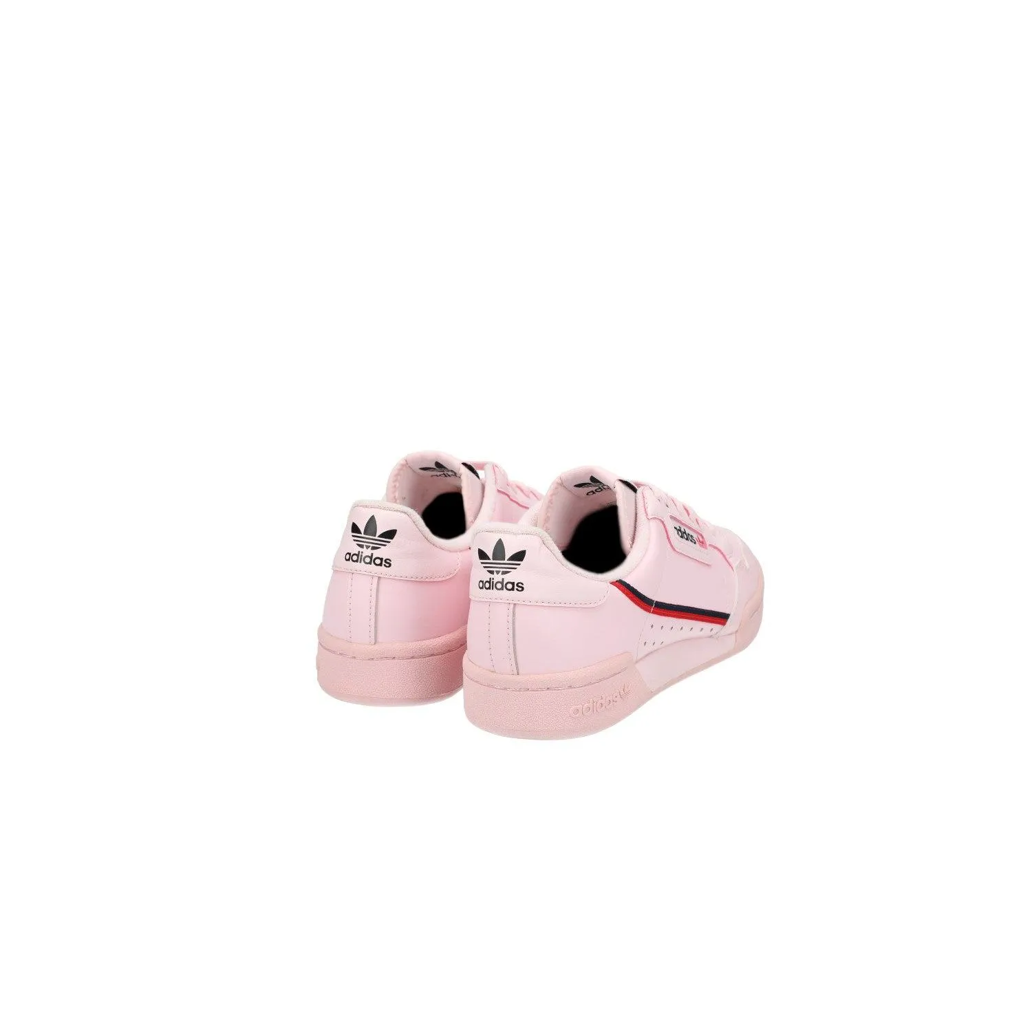 Adidas Continental 80 J Sneakers Leather Pink Colour For Kids