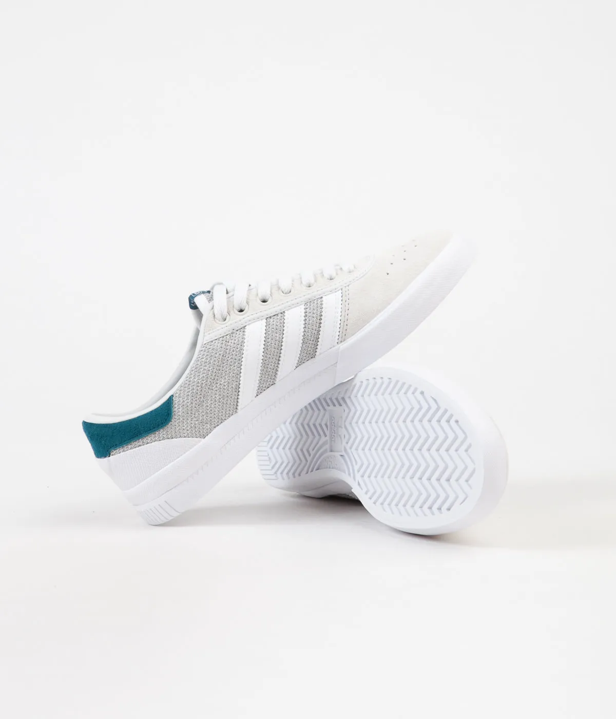 Adidas Lucas Premiere Shoes - FTW White / Solid Grey / Real Teal