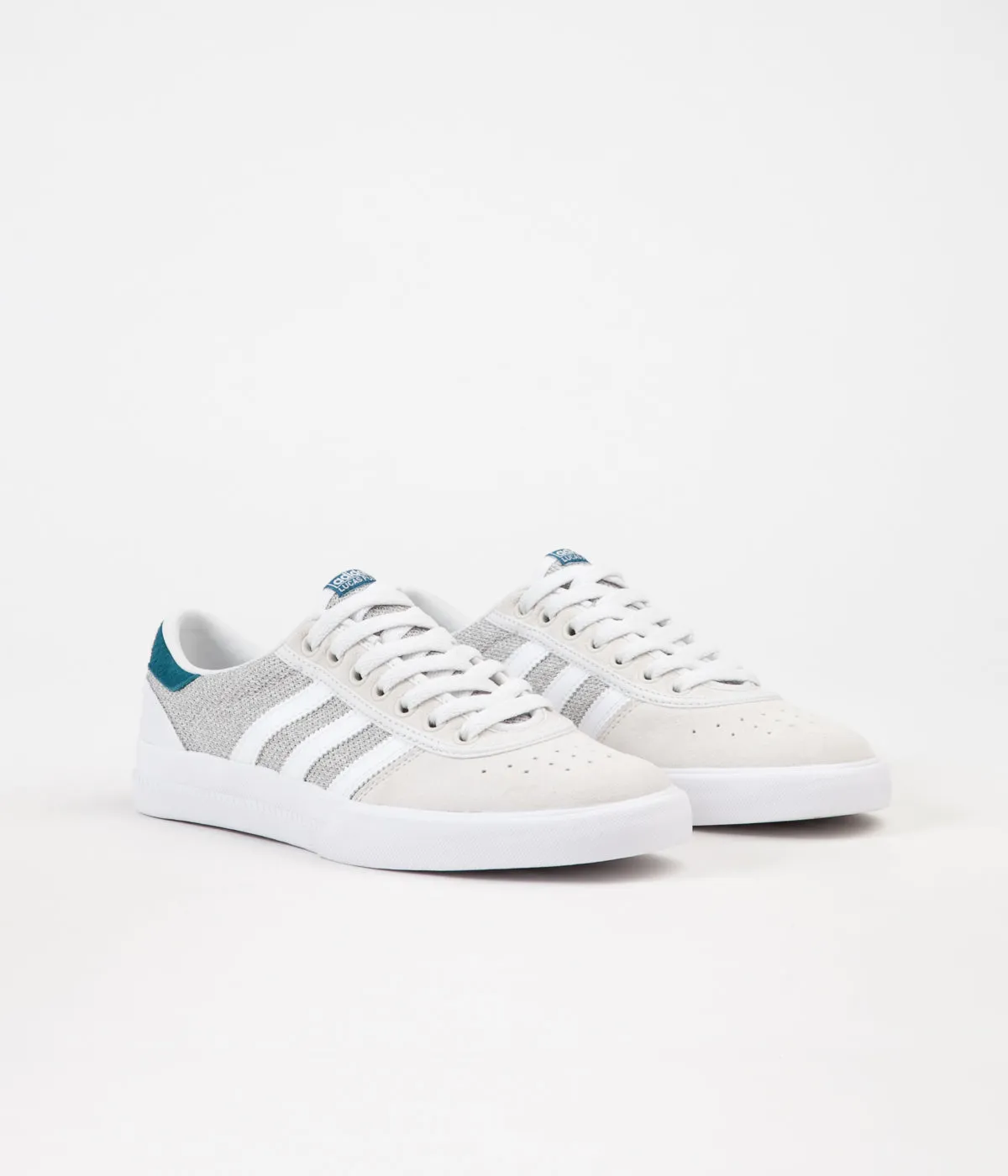 Adidas Lucas Premiere Shoes - FTW White / Solid Grey / Real Teal