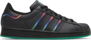 Adidas Superstar 'Black Green' sneakers, black