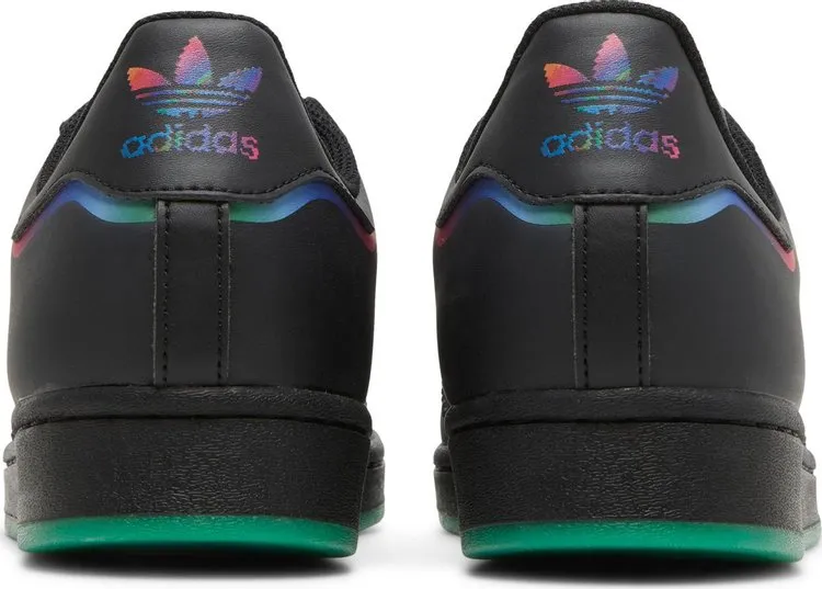 Adidas Superstar 'Black Green' sneakers, black