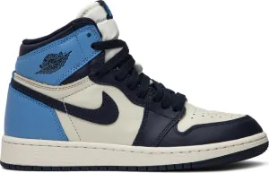 Air Jordan 1 Retro High OG GS Obsidian sneakers, blue