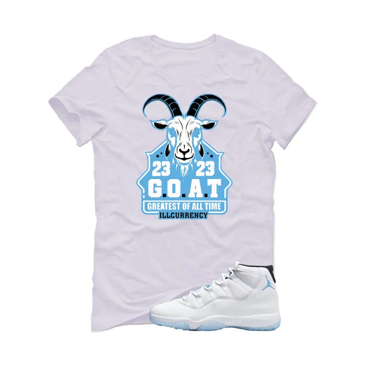 Air Jordan 11 Legend Blue White T-Shirt (GOAT 23)| illcurrency