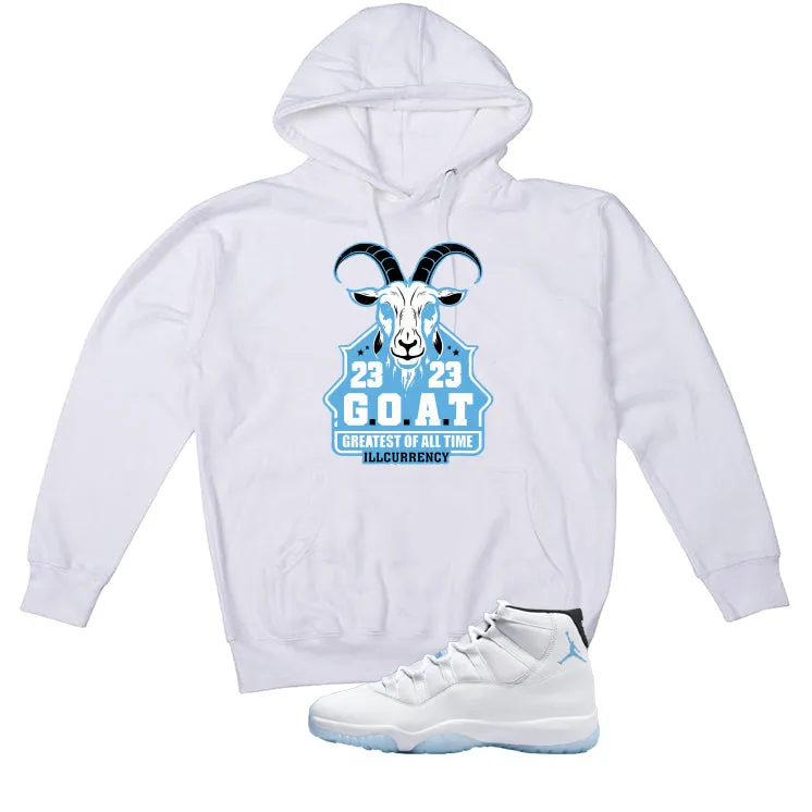 Air Jordan 11 Legend Blue White T-Shirt (GOAT 23)| illcurrency