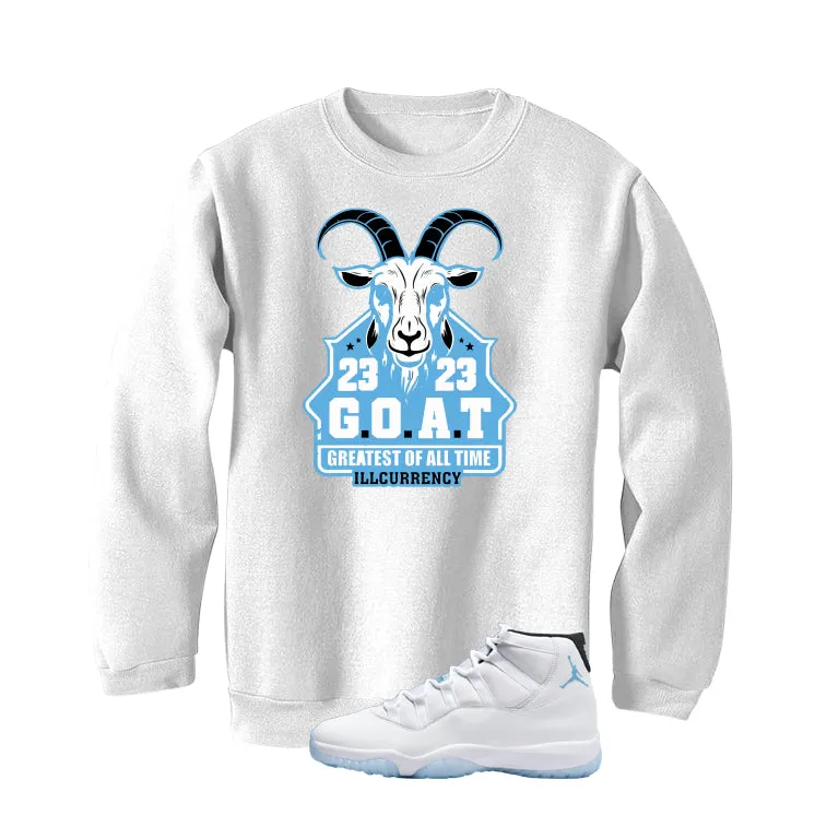 Air Jordan 11 Legend Blue White T-Shirt (GOAT 23)| illcurrency