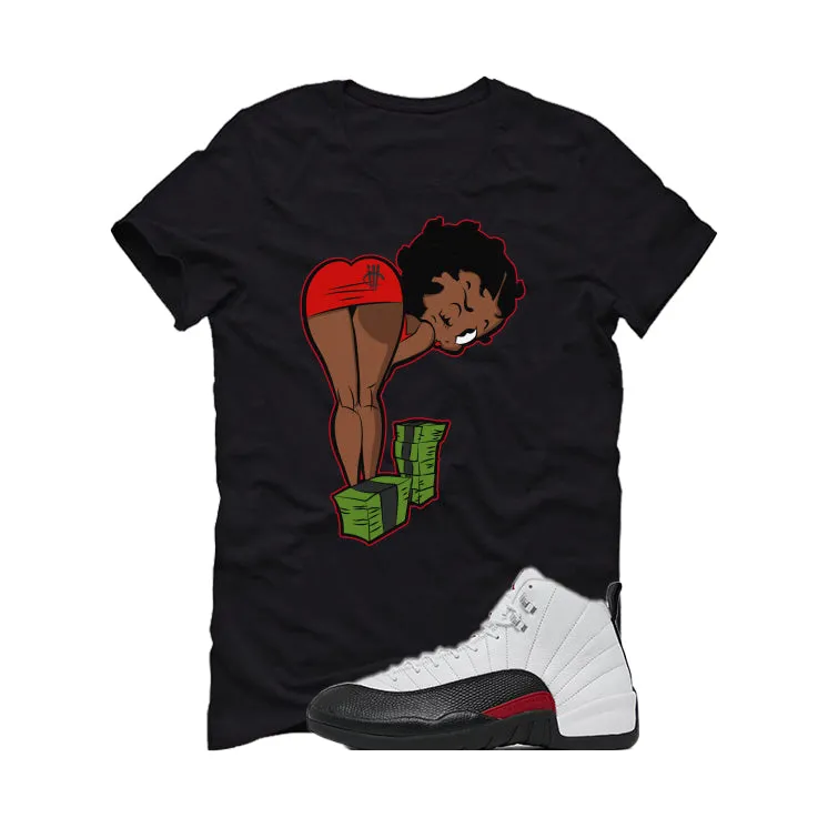 Air Jordan 12 “Red Taxi” | illcurrency Black T-Shirt (BOO)