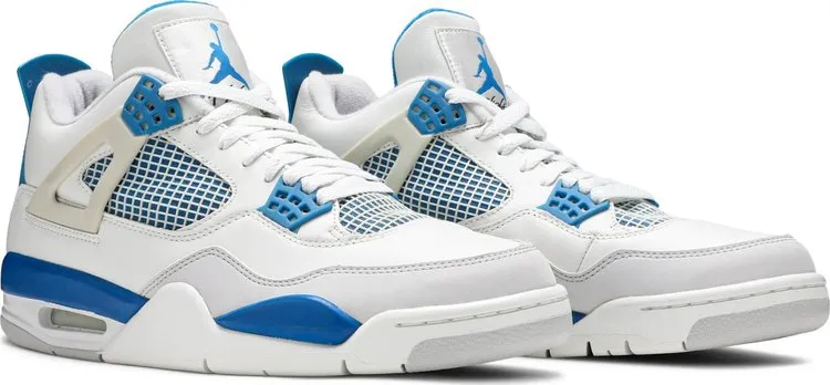 Air Jordan 4 Retro Military Blue 2006 sneakers, white