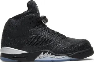 Air Jordan 5 Retro 3Lab5 Elephant Print Sneakers, Black