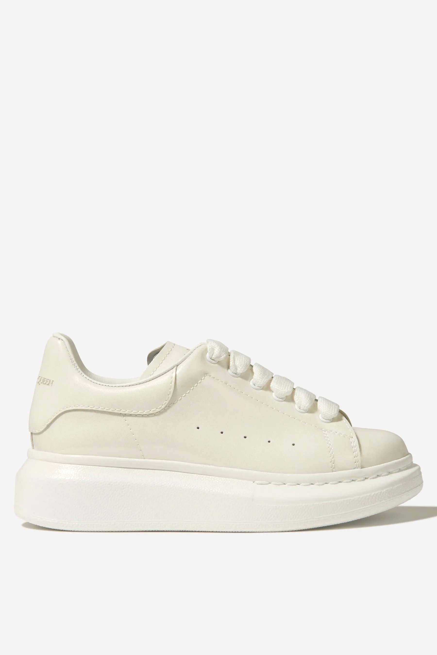 Alexander McQueen Unisex Patent Leather Lace Up Trainers