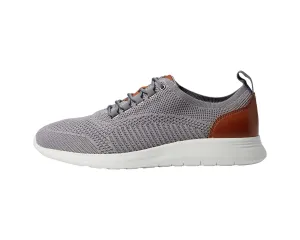 Amherst Knit U Throat Johnston & Murphy Sneakers, Gray