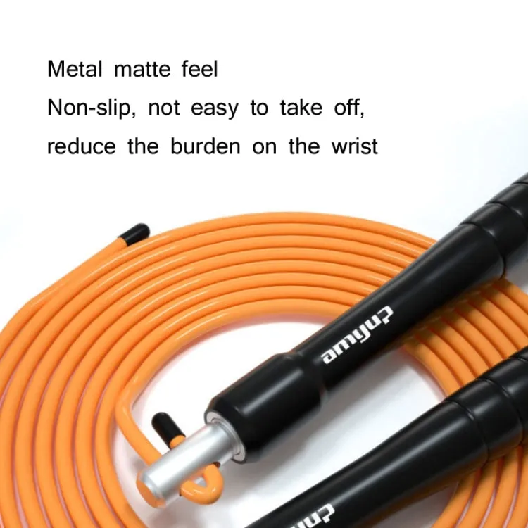 AMYUP Adjustable Bearing Anti-winding PVC Steel Wire Skipping Rope, Cable Length: 3m(Black)