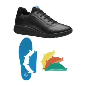 BB743-41 WearerTech Transform Trainer Black/Black with Modular Insole Size 41