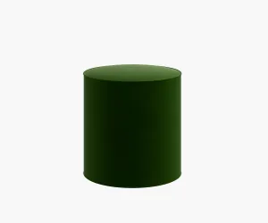 Billie Ottoman - Emerald Velvet