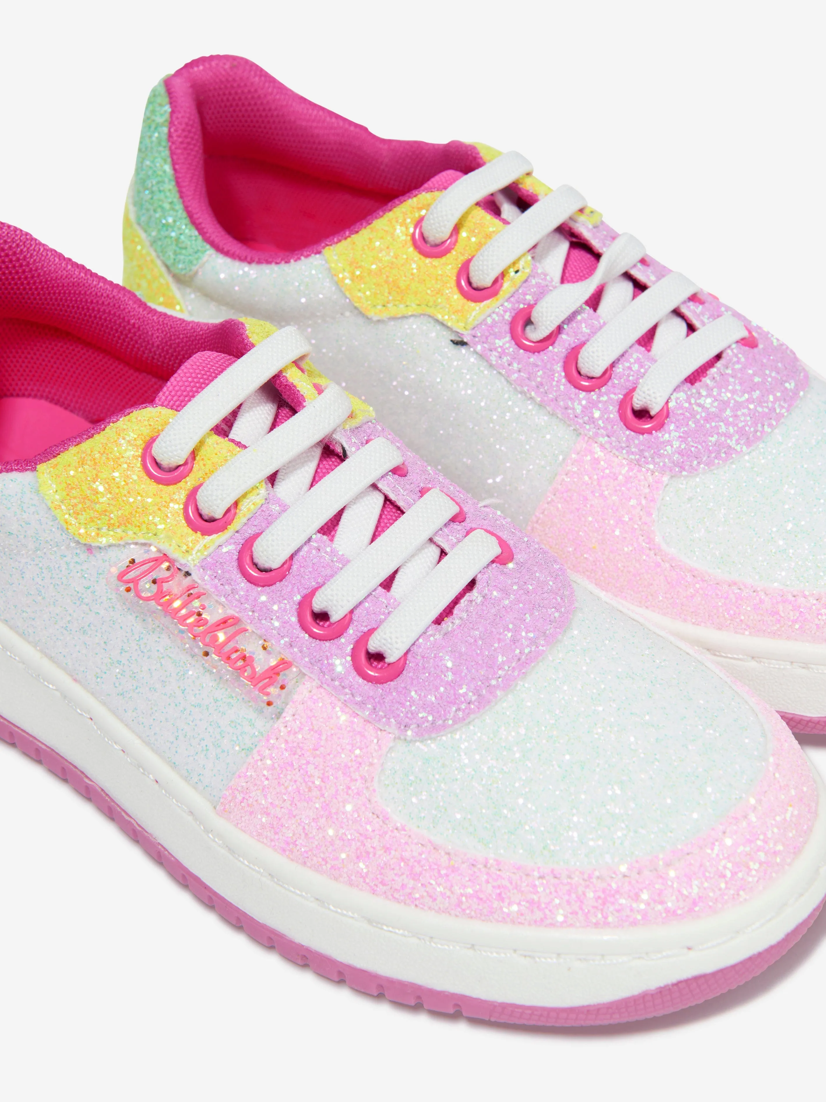 Billieblush Girls Glitter Trainers in Multicolour