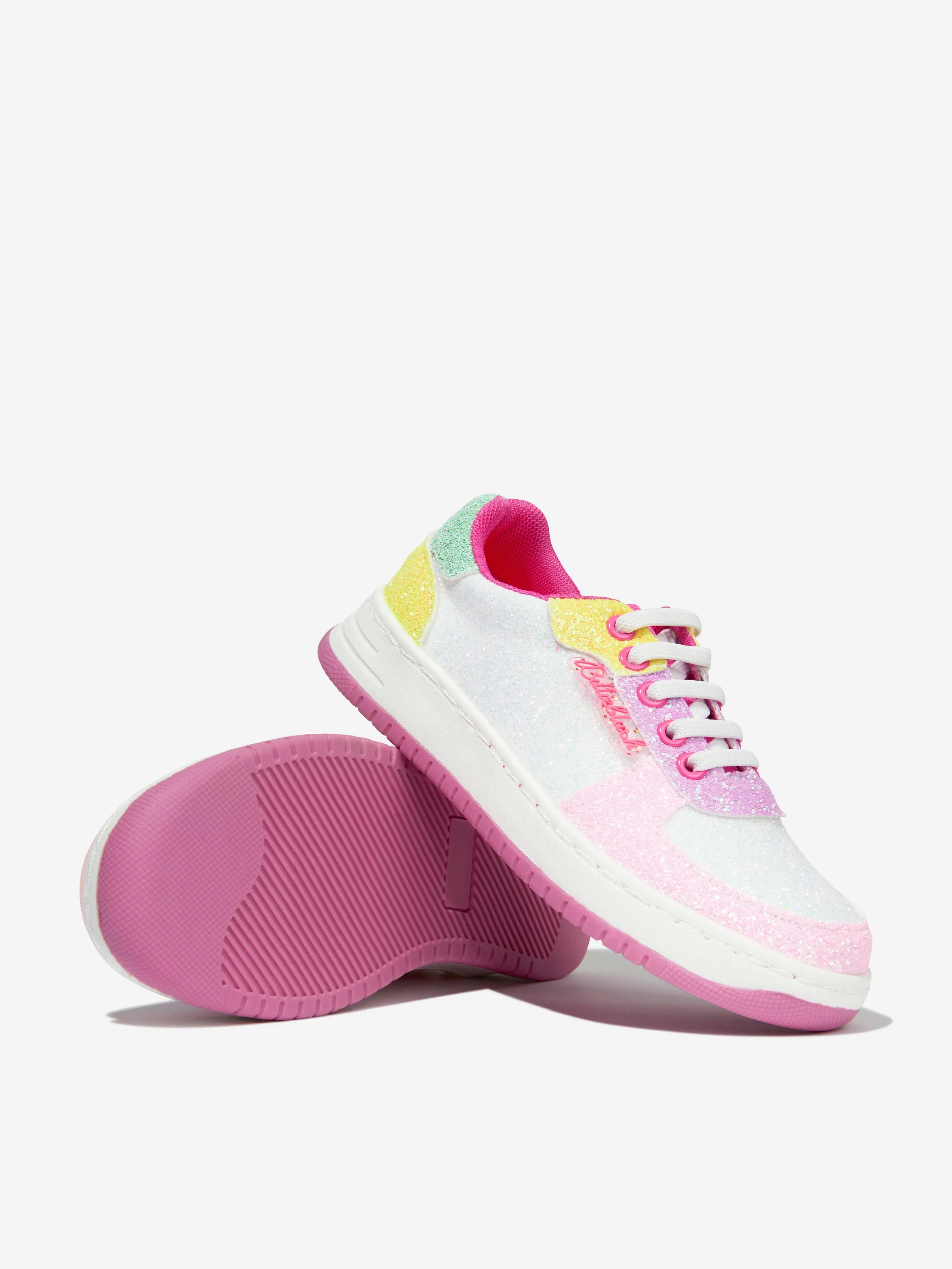 Billieblush Girls Glitter Trainers in Multicolour