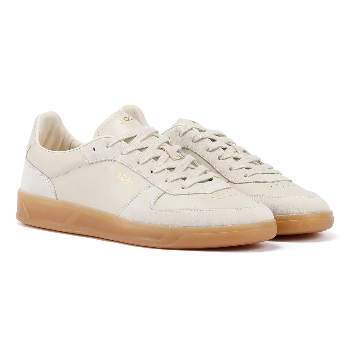 Boss Brandon Tennis Men's Light Beige Trainers