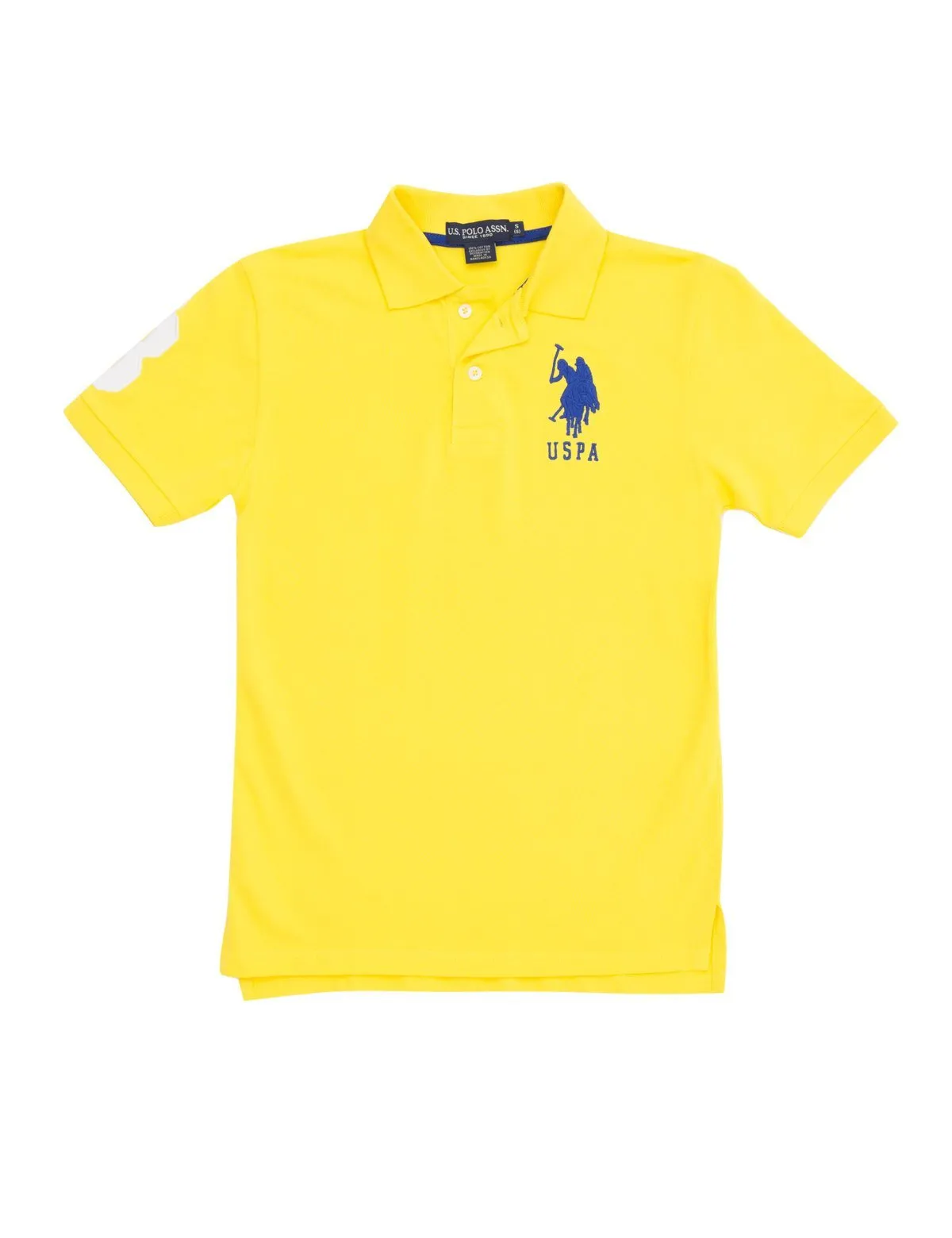 Boys Pique Big Logo Polo Shirt