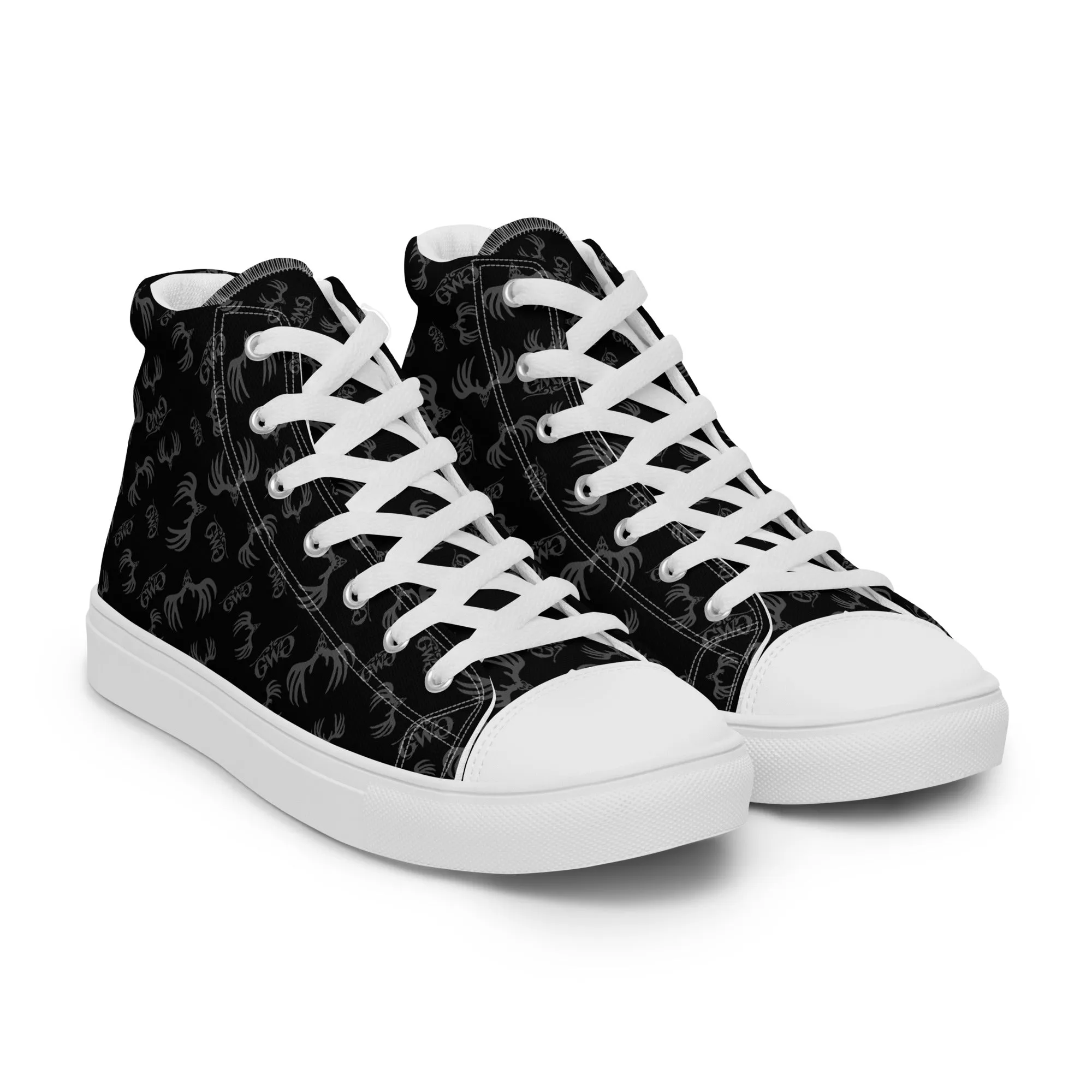 Buck Burnout High Top Canvas Shoes