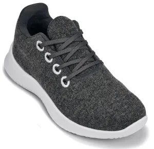 CALTO - Q503 - 2.4 Inches Taller (Charcoal Grey Merino Wool) - Ultra Lightweight Sneakers