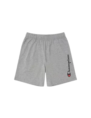 CHAMPION SCRIPT JERSEY SHORT - MENS - GREY