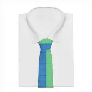 Checkered Lime Necktie