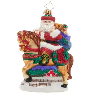 Christopher Radko - Wild West Santa Ornament