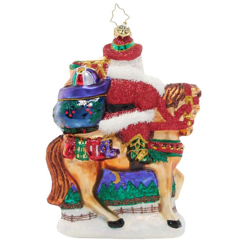 Christopher Radko - Wild West Santa Ornament