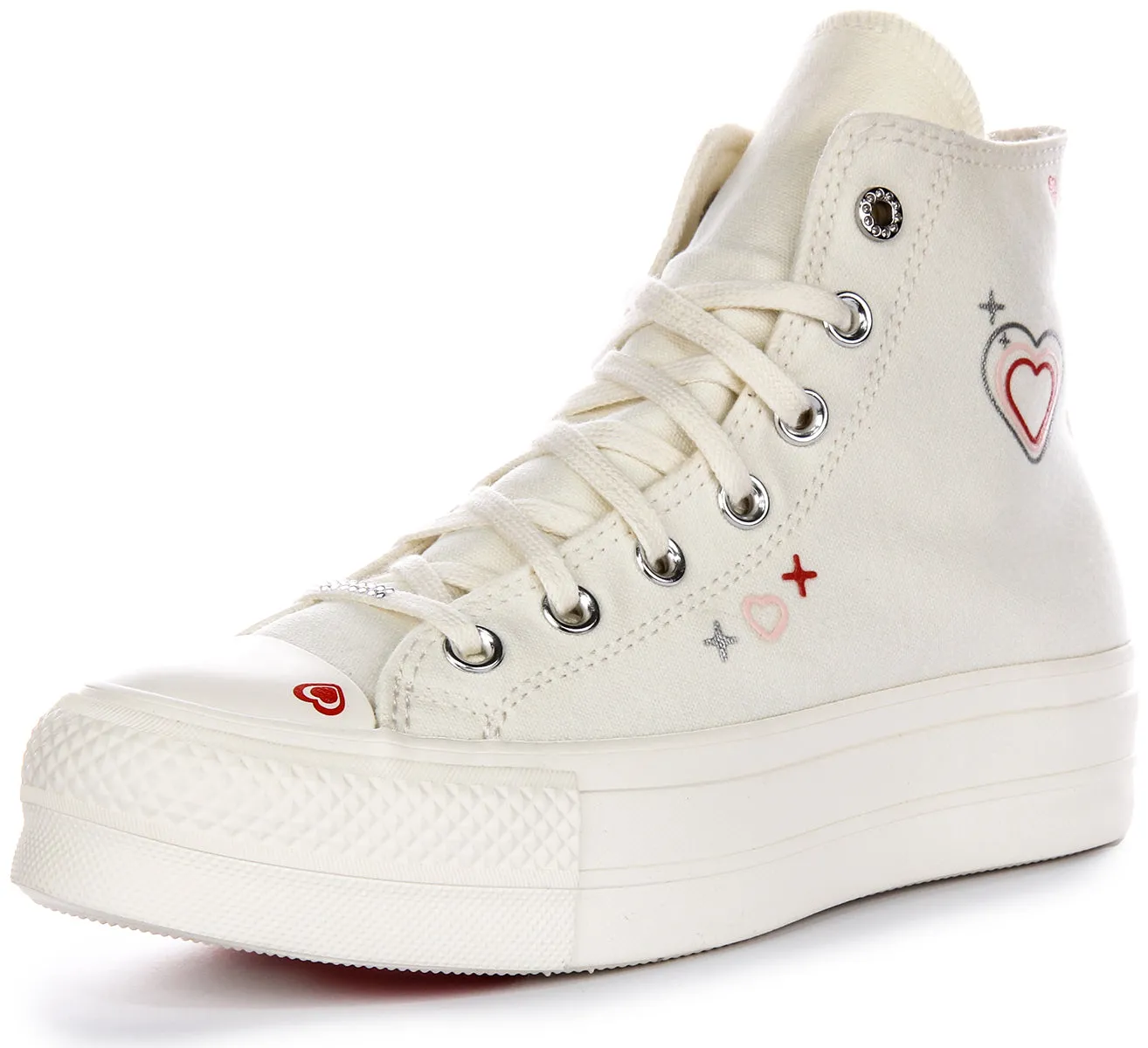 Converse All Star Lift 2K A09114C Platform In White For Women