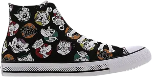 Converse Tom & Jerry x Chuck Taylor All Star High Black sneakers, black