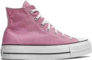 Converse Wmns Chuck Taylor All Star Lift High Magic Flamingo Sneakers, Pink