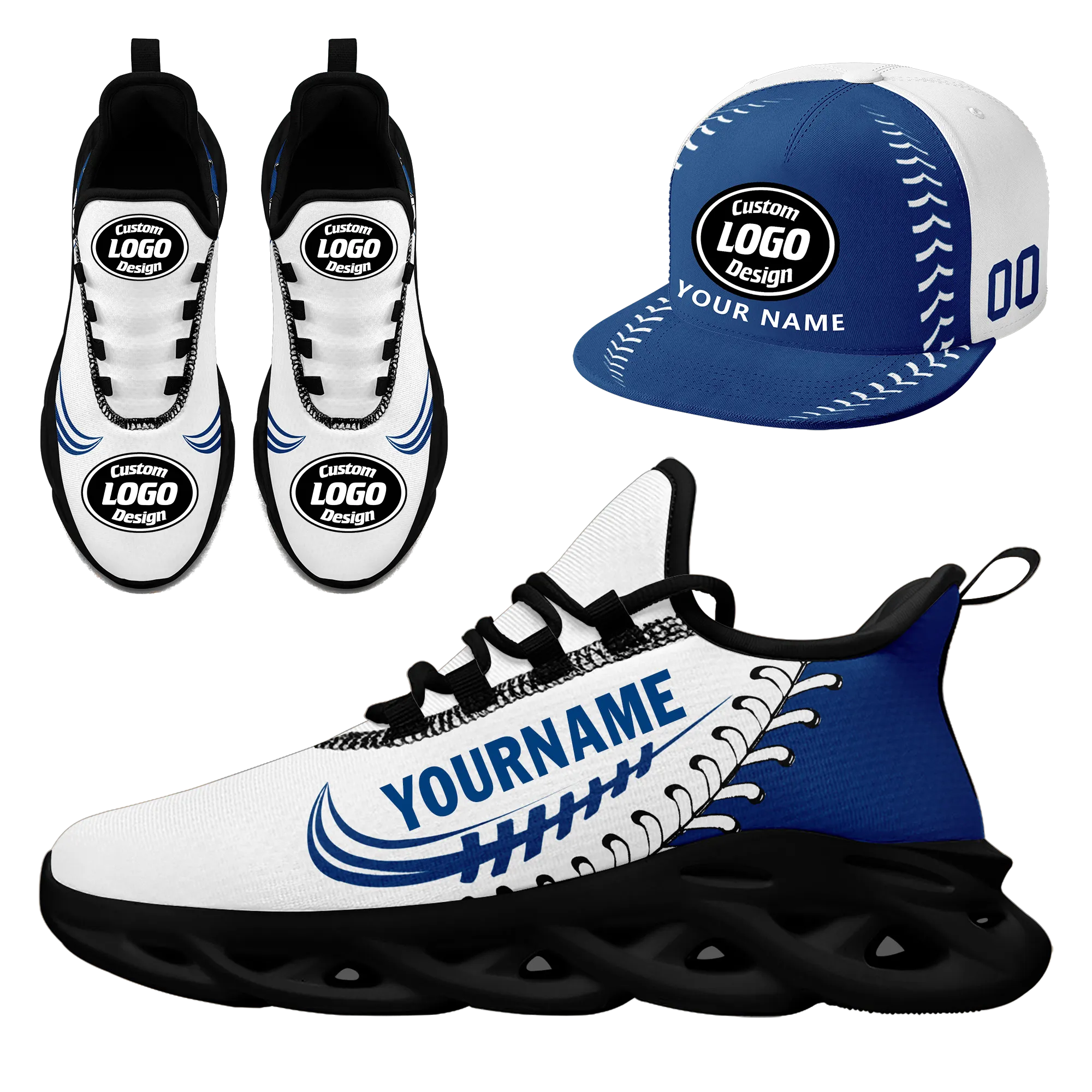 Custom MaxSoul Shoes and Hat Combo Personalized JH-bd0b00ea-ab