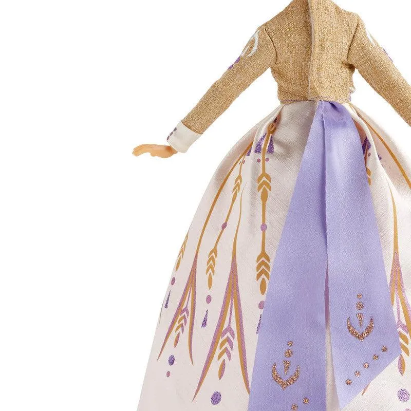 Disney Frozen Arendelle Anna Fashion Doll with Glittery White Travel Dress Inspired by Frozen 2 - Toy for Kids Ages 3 and Up