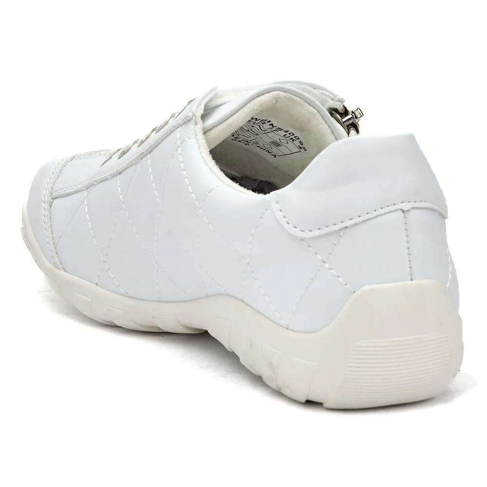 Dual-Fastening Stitched Trainers - WBINS40095 / 326 041