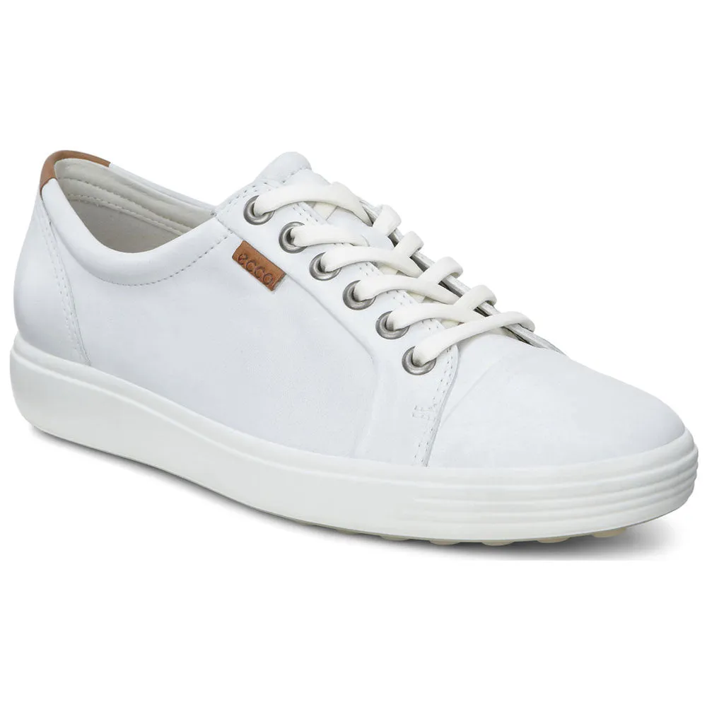 Ecco Soft 7 Sneaker White Leather (Women's)