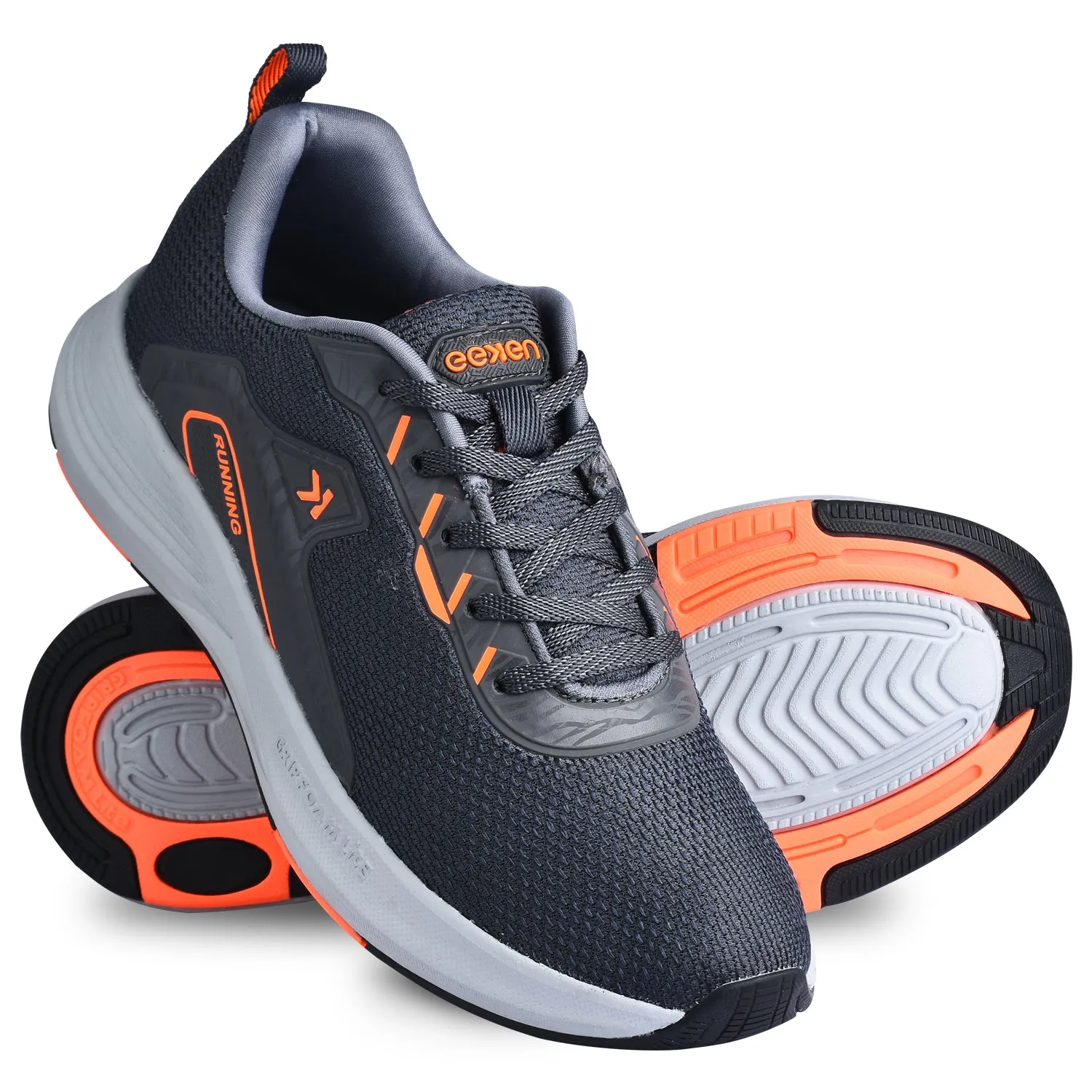 Eeken ESHGIA117 Dark Grey Athleisure Shoes For Men