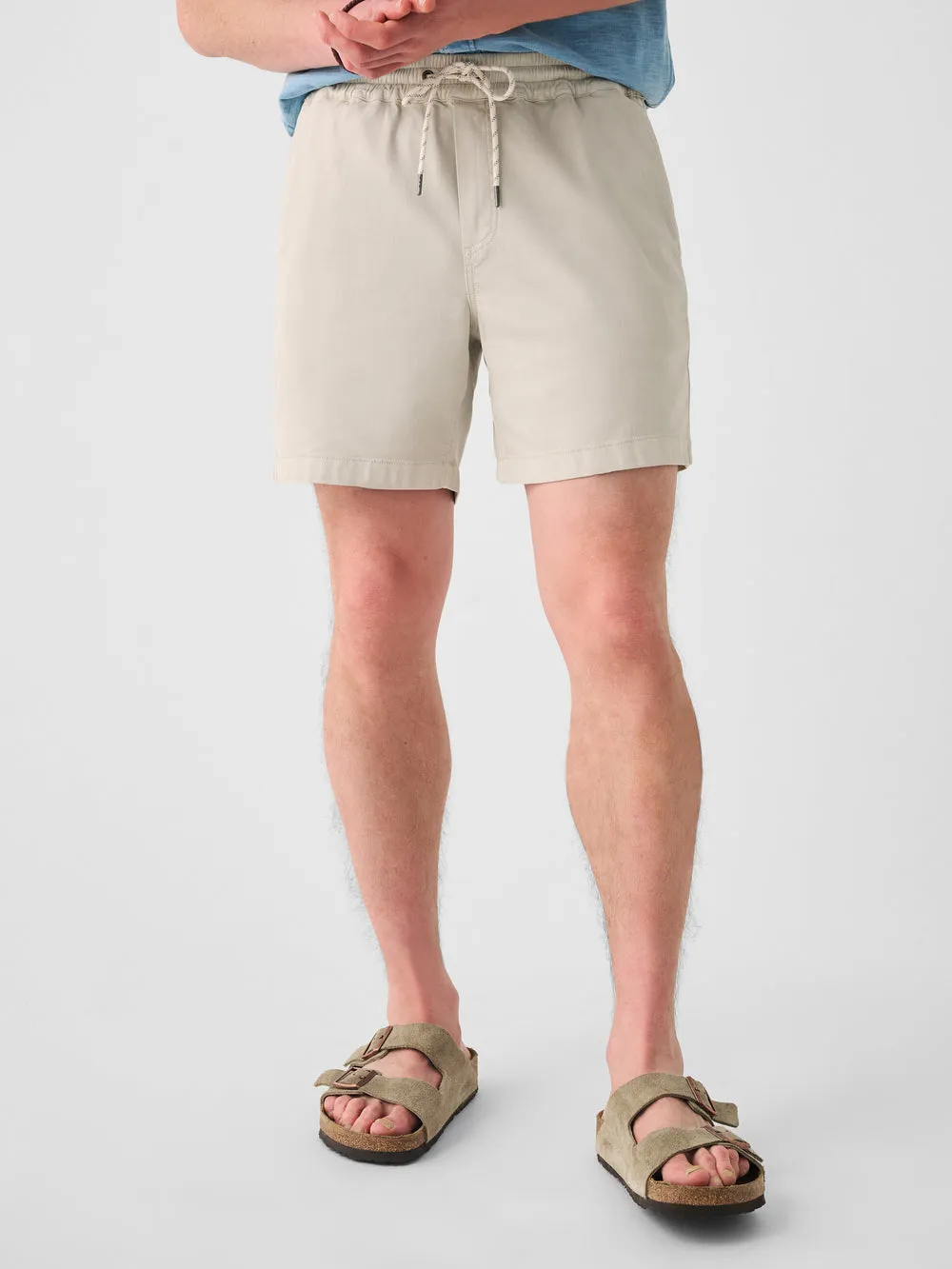 Essential Drawstring Short 6.5" Birch