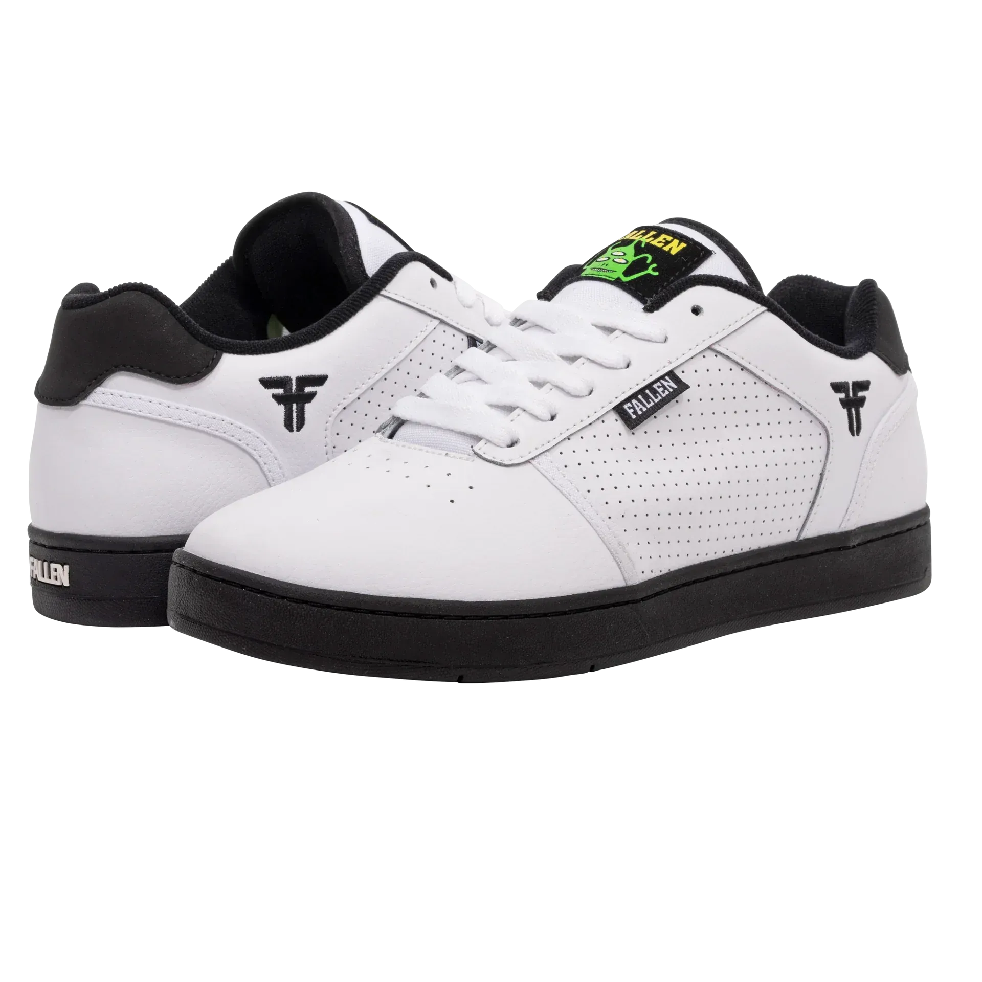 Fallen Pawn Billy Marks Shoe, White Black