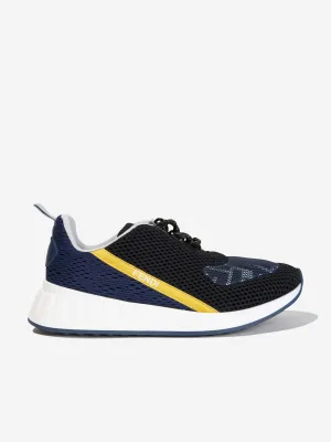 Fendi Kids Technical Trainers in Navy