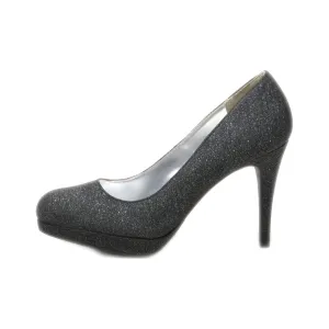 Fioni High-Heel Shoes Fabric Black Colour For Women