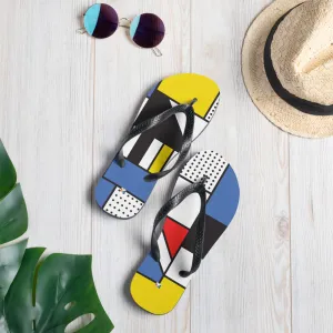 Flip-Flops Piet Mondrian / Fashion Flip Flops / Women Flip Flops