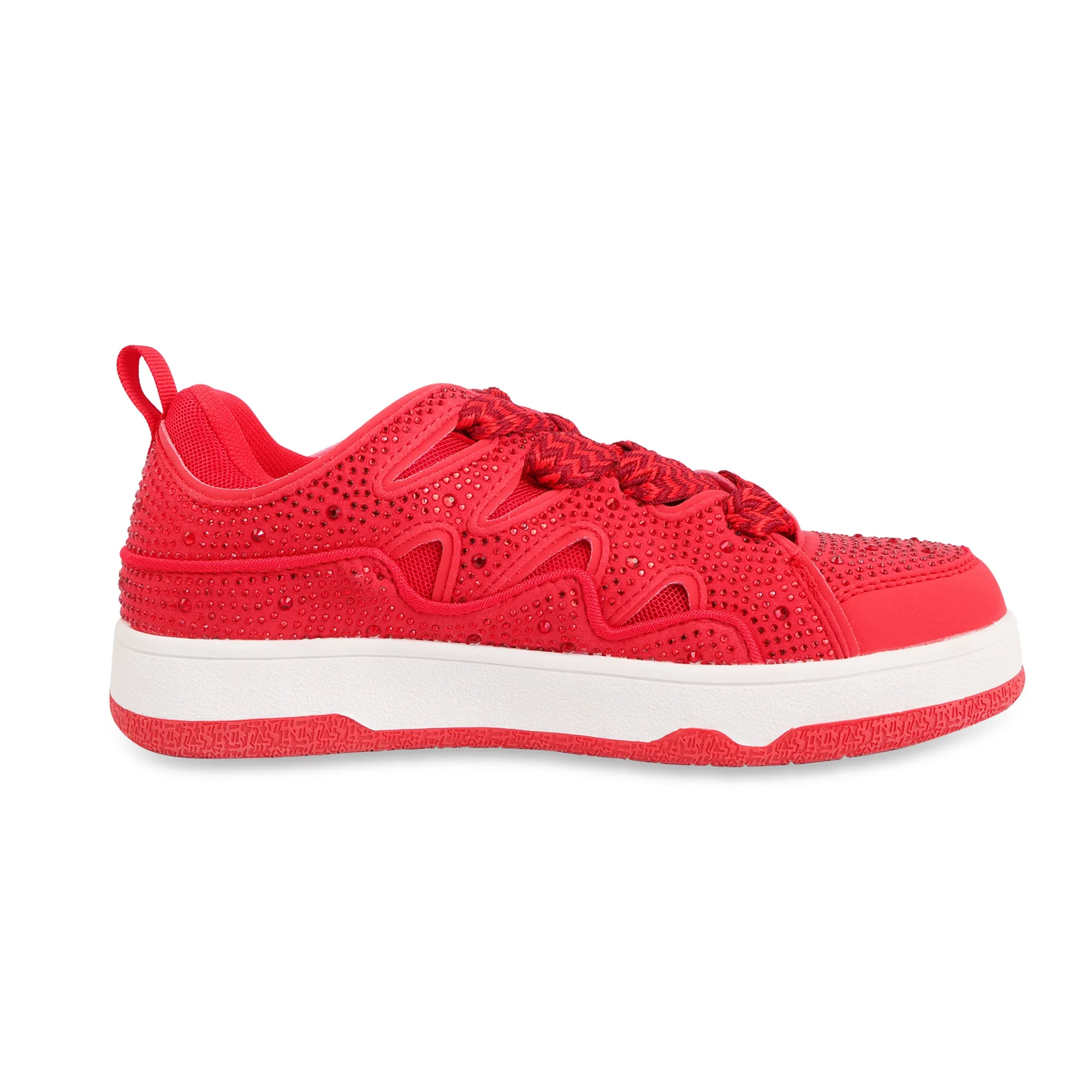 Hamster  London Neptune Party Red Sneakers