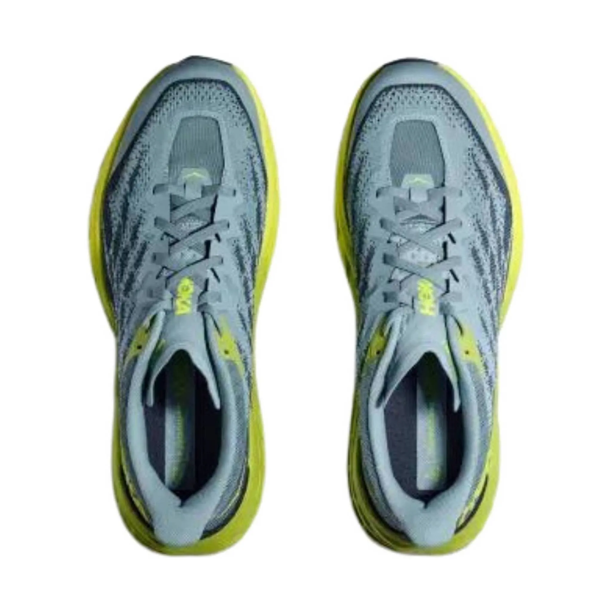 HOKA Men's Speedgoat 5 - Stone Blue/Dark Citron