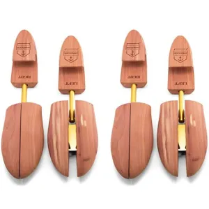 HOUNDSBAY Cedar Shoe Tree for Men | 2-PACK