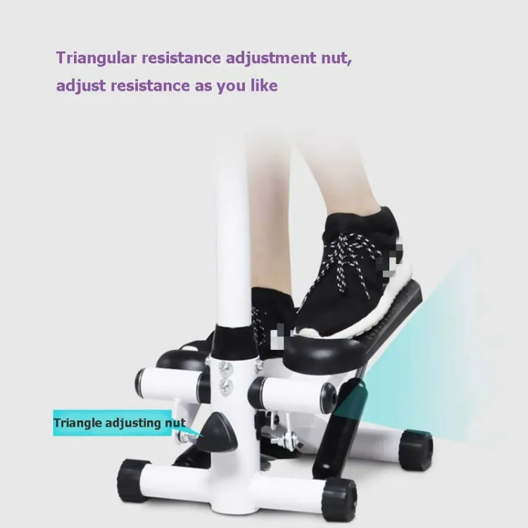 Household Mute Armrest  Fitness Equipment Multifunctional Hydraulic Stepper, Specification: with Drawstring and Carpet