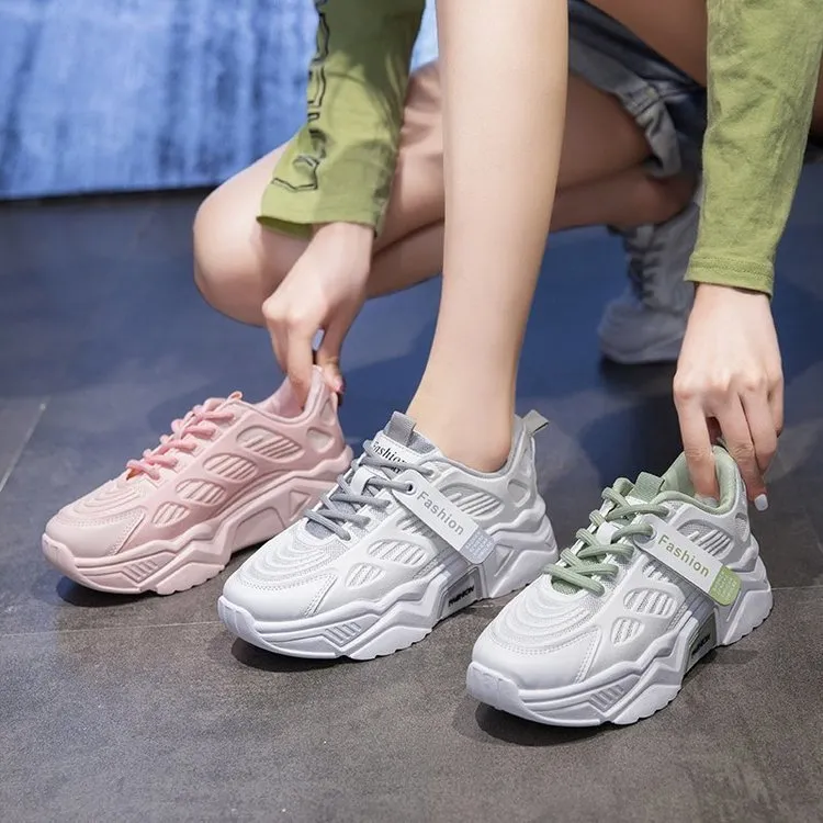 ikearlax Dad Shoes Female  Summer New Mesh Fashion Student Leisure Sneaker Internet Celebrity Instagram Shoes