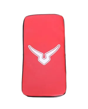 Invincible Rebound Synthetic Leather Curved Boxing Punching Kicking Pad, Arm Shield for Training of Karate, Martial Art, UFC, MMA (RED/BLACK)