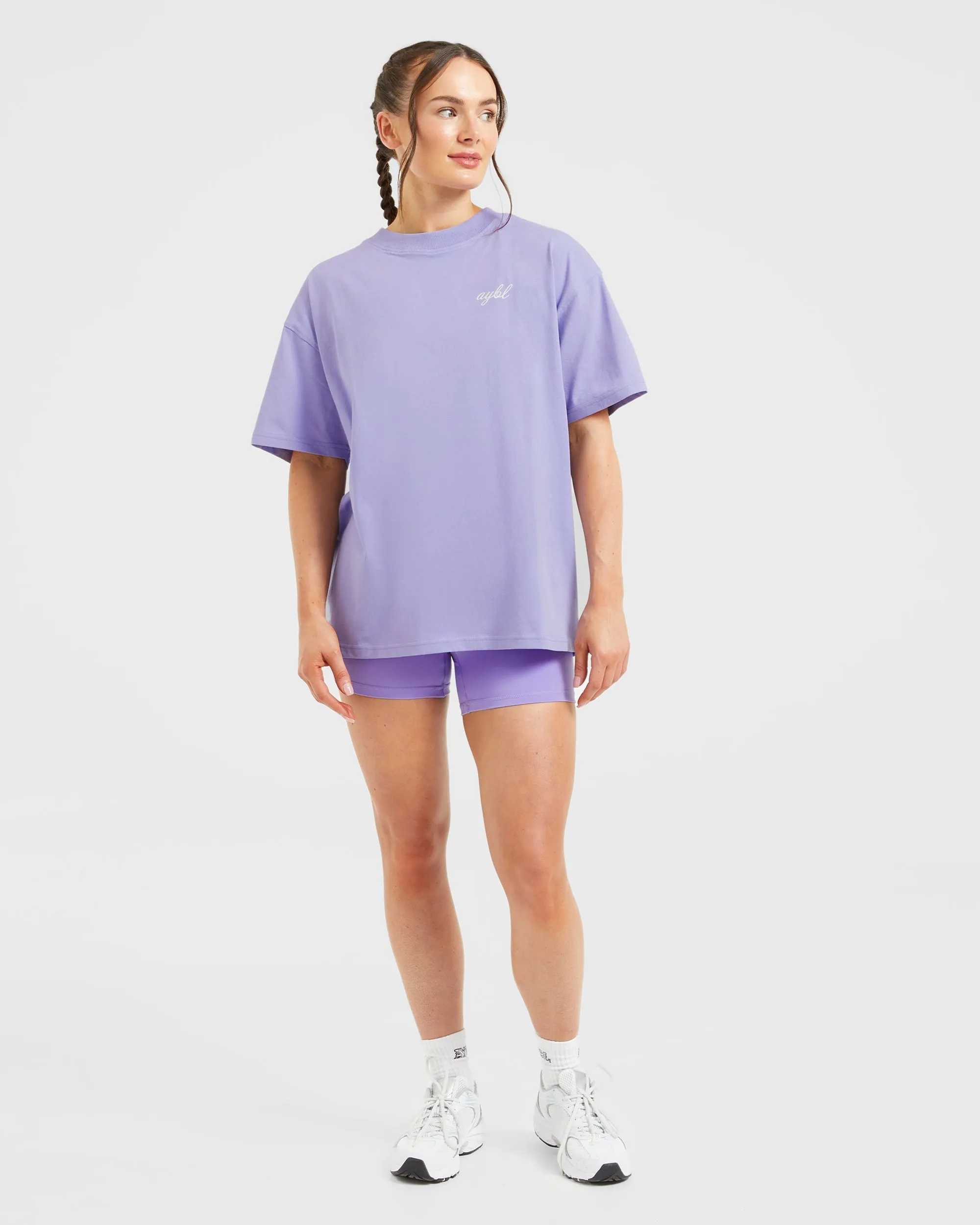 Manifest Oversized T Shirt - Purple