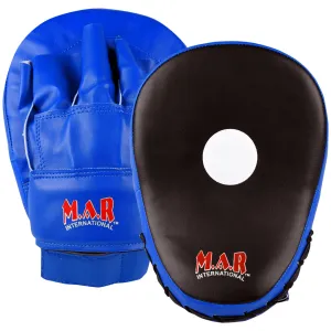 MAR-194 | Blue & Black Curved Focus Mitts