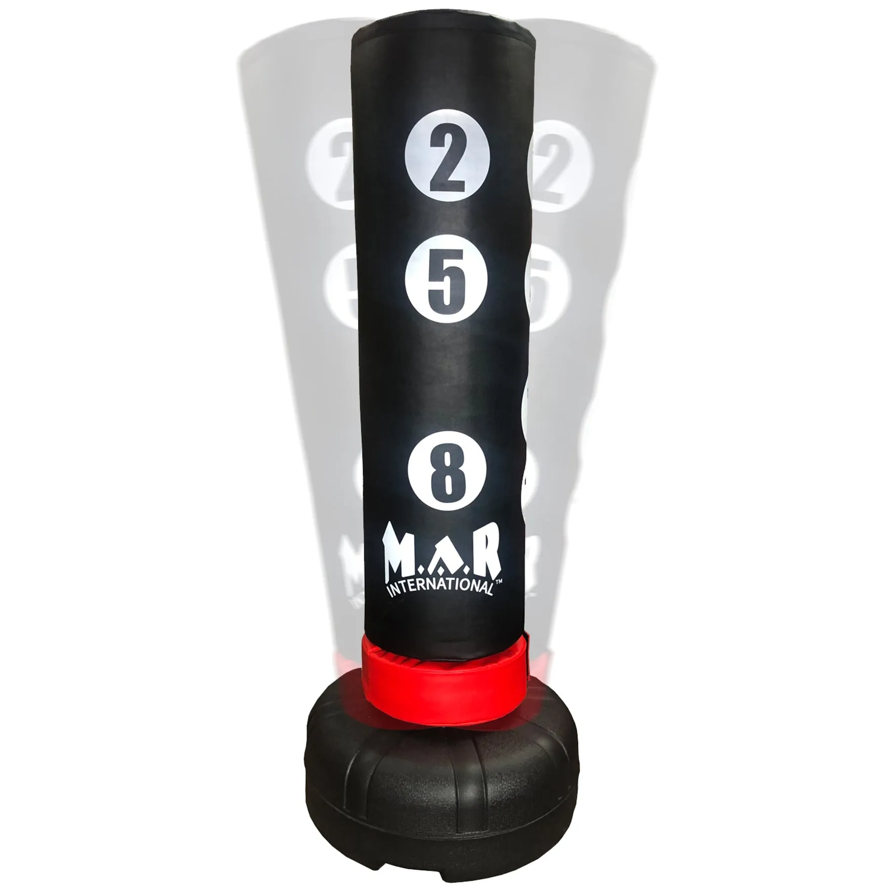 MAR-260B | Freestanding Heavy Duty X-Large 180cm Tall Punching Bag with Scoring Zones